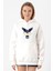 The Fall Of The House Of Usher Raven Beyaz Kadın 3ip Kapşonlu Sweatshirt 1