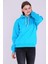 Turkuaz Basic Oversize Kadın Kapüşonlu Hoodie 3 Iplik Sweatshirt 1