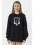 Percy Jackson And The Olympians Siyah Kadın 2ip Sweatshirt 1