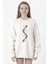 Siyah Beyaz Dna Beyaz Kadın 2ip Sweatshirt 1