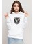 Top Gun Maverick Fighter Town Beyaz Kadın 3ip Kapşonlu Sweatshirt 1