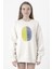 Sarı Lacivert Parmak Izi Beyaz Kadın 2ip Sweatshirt 1