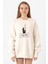 Jujutsu Kaisen Anime Gojo Satoru Ekru Kadın 2ip Sweatshirt 1