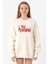 The Warning Logo Ekru Kadın 2ip Sweatshirt 1