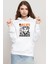 Demon Slayer Anime Super Yummy Beyaz Kadın 3ip Kapşonlu Sweatshirt 1