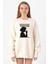 Pulp Fiction Goddamn Ekru Kadın 2ip Sweatshirt 1
