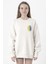 Sarı Lacivert Parmak Izi Beyaz Kadın 2ip Sweatshirt 1