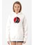 Rurouni Kenshin Samurai Logo Beyaz Kadın 3ip Kapşonlu Sweatshirt 1