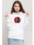 Rurouni Kenshin Samurai Logo Beyaz Kadın 3ip Kapşonlu Sweatshirt 1