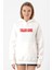 Tulsa King Lettern Beyaz Kadın 3ip Kapşonlu Sweatshirt 1