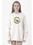 Wiskayok Yellowjackets Logo Beyaz Kadın 2ip Sweatshirt 1
