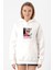 Black Pink Band Beyaz Kadın 3ip Kapşonlu Sweatshirt 1