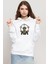 Demon Slayer Anime Hantengu Clone Beyaz Kadın 3ip Kapşonlu Sweatshirt 1