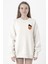Dragon Ball Z Anime Son Goku Pocket Beyaz Kadın 2ip Sweatshirt 1