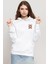 Dragon Ball Z Anime Roshi Kame Beyaz Kadın 3ip Kapşonlu Sweatshirt 1