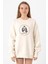 Rolling Quartz Logo Ekru Kadın 2ip Sweatshirt 1