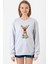 Adorable Reindeer Christmas Grimelanj Kadın 2ip Sweatshirt 1