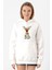 Adorable Reindeer Christmas Beyaz Kadın 3ip Kapşonlu Sweatshirt 1