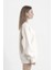 Eat Sleep Anime Beyaz Kadın 2ip Sweatshirt 4