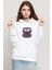 He Man Etheria Gym 1985 Beyaz Kadın 3ip Kapşonlu Sweatshirt 1