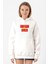 Dream Still Over Beyaz Kadın 3ip Kapşonlu Sweatshirt 1
