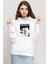 Cowboy Bebop Spike See You Space Cowboy Beyaz Kadın 3ip Kapşonlu Sweatshirt 1