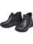 Hakiki Deri Comfort Kadın Bot VOY-Z014 Siyah 4