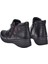 Hakiki Deri Comfort Kadın Bot VOY-Z014 Siyah 5