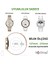 Huawei Watch Gt6 41mm Gt4 41mm Gt5 41mm ile Uyumlu Kordon (18mm) Çift Mıknatıslı Metal Hasır Çelik Kayış 2