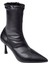Likralı Topuklu Kadın Bot İZ-200 Siyah 1