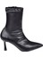 Likralı Topuklu Kadın Bot İZ-200 Siyah 2