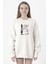 Rurouni Kenshin Black White Art Beyaz Kadın 2ip Sweatshirt 1