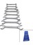 8 Parça Ağzı Açık 6-22MM Anahtar Takımı (4825) 1