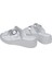 Hakiki Deri Comfort Kadın Terlik SK-22362 BEYAZ 5