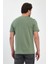 Erkek Bisiklet Yaka Rahat Kalıp Baskısız Pamuk T-Shirt 4