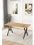 Rath Atlantik 80x140 Sabit Mutfak Masası Yemek Masası Masa Sandalye Takımı 6 Antrasit Sandalye 3