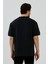 Erkek Bisiklet Yaka Garnili Iki Iplik % 100 Pamuk Cotton Oversize T-Shirt 4