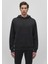 Kapüşonlu Siyah Basic Sweatshirt 0S10275-900 16