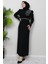 Hazal Tesettür Elbise Siyah 1