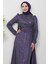 Beli Saten Detay Abiye Indigo 5