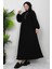 Ilayda Fermuarlı Elbise Siyah 4