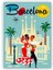 Barcelona Barselona Ahşap Poster 20X29 cm 1