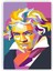 Beethoven Wpap Pop Art Ahşap Poster 20X29 cm 1