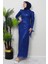 Berfu Tesettür Elbise Lacivert 3