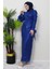 Berfu Tesettür Elbise Lacivert 4