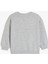 Baskılı Pamuklu Uzun Kollu Bisiklet Yaka Sweatshirt 2