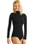 Balıkçı Yaka Uzun Kollu Çıtçıtlı Body 4055 4