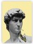 Sigaralı David Davut Heykeli Pop Art Ahşap Poster 20X29 cm 1