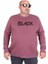Erkek Büyük Beden Sıfır Yaka 3ip Sweat Black 24202 Eflatun 1