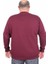 Erkek Büyük Beden Sıfır Yaka 3ip Sweat Original 24203 Murdum 2